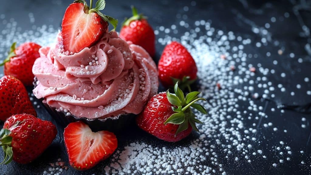 Mousse aux fraises légère et aérienne